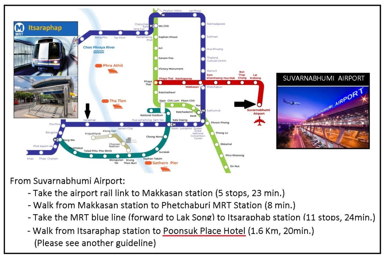 Poonsuk Place Hotel بانكوك المظهر الخارجي الصورة